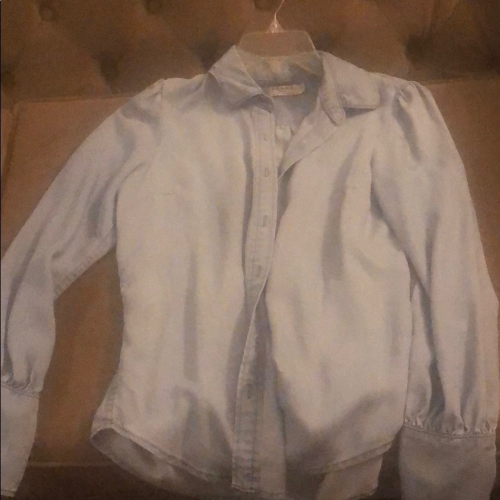 Frame denim button down